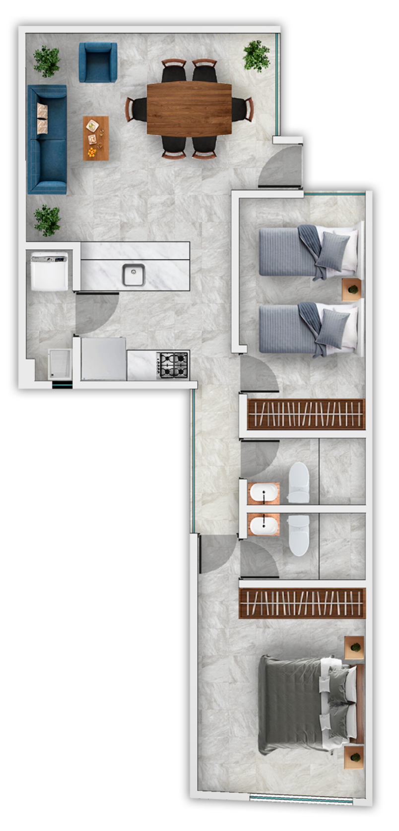 Distribución Modelo A